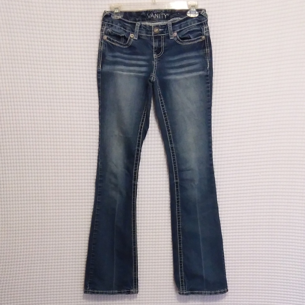 VANITY LOW RISE STRETCH BOOT CUT RENEE JEANS